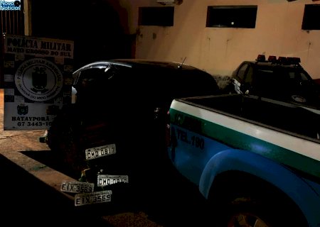 Polícia Militar Ambiental de Batayporã prende adolescente mineiro com 325 kg de maconha em veículo com placas falsas