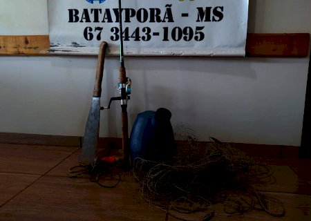 PMA de Batayporã surpreende pescador no Parque das Várzeas do Rio Ivinhema