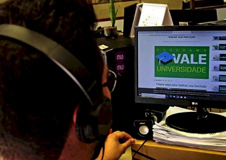Inscrições para o Vale Universidade terminam nesta quinta-feira (8)