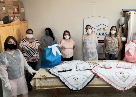 TAQUARUSSU: Gestantes confeccionam o próprio enxoval através do CRAS e Assistência Social