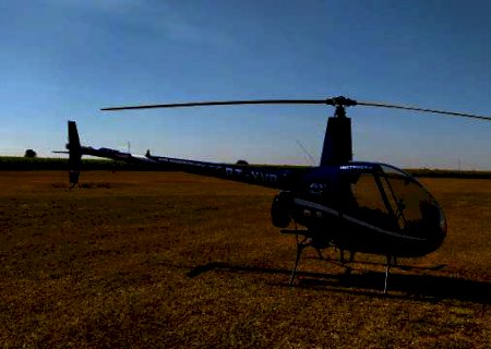 FÁTIMA DO SUL: Prestes a abastecer, helicóptero sem plano de voo é apreendido; 2º caso este ano