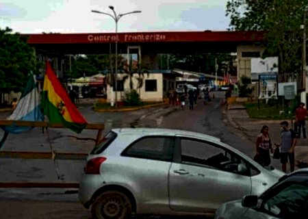 Fronteira de Corumbá com a Bolívia é fechada por grevistas após crise política