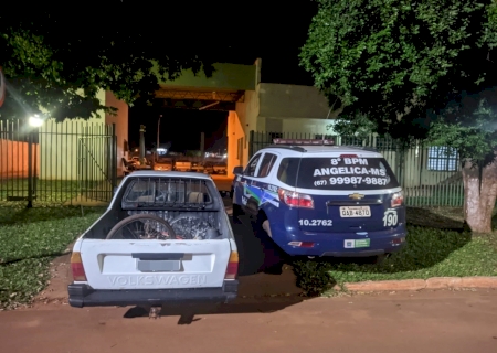 ANGÉLICA: Polícia Militar prende homem por dirigir embriagado e causar acidente