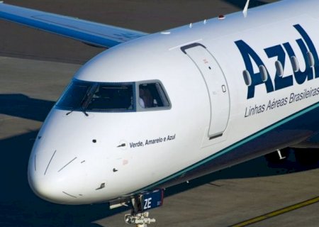 Pousa em Ponta Porã primeiro voo da Azul direto de Campinas nesta segunda-feira