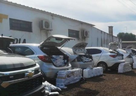 Comboio levava R$ 1 milh&atilde;o em contrabando de cigarro, agrot&oacute;xico e eletr&ocirc;nico