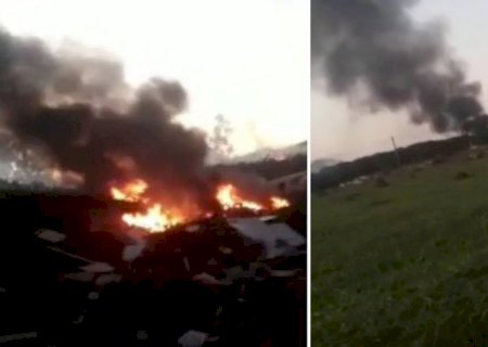 Fogo no lixão gera fumaça e revolta moradores de Batayporã