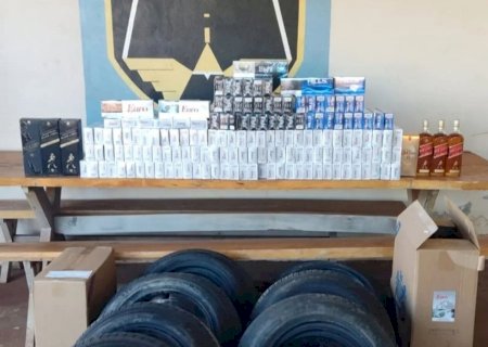 Polícia apreende carga de contrabando e descaminho na MS-164