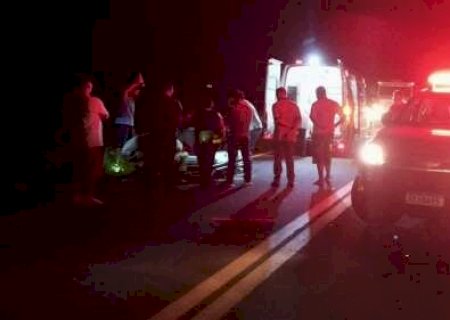 Motorista sofre fratura na perna ap&oacute;s colidir com vaca em rodovia