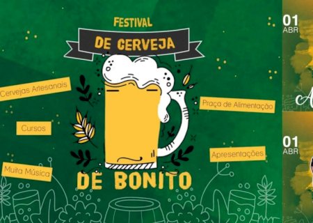 Bonito sedia no final do mês o I Festival de Cerveja