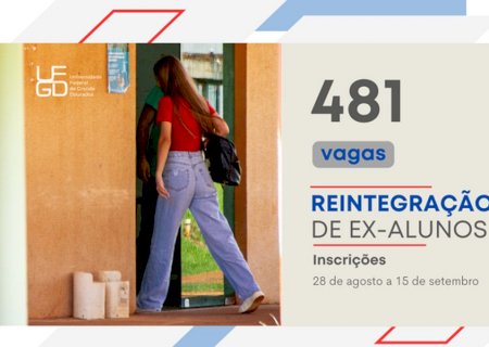 UFGD prorroga período de inscrições para o reingresso de ex-estudantes