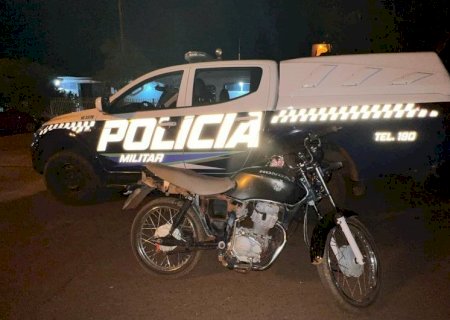 Polícia Militar recupera mais uma motocicleta em Dourados