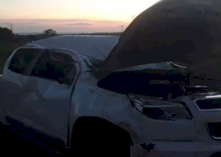 PM da reserva morre ao capotar picape em rodovia de MS