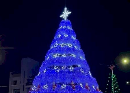 S&atilde;o Gabriel do Oeste se transforma com ilumina&ccedil;&atilde;o do "Natal Luzes do Cerrado"