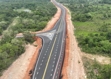 Com asfalto novo, Rodovia do Turismo integra centro de Bonito aos balneários do Rio Formoso
