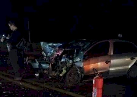 Motorista morre ap&oacute;s colis&atilde;o frontal na sa&iacute;da para Cuiab&aacute;