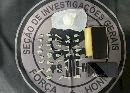 Polícia Civil prende dois por tráfico de drogas 