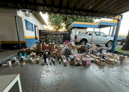 Homem &eacute; preso transportando mais de R$ 1 milh&atilde;o em perfume importado