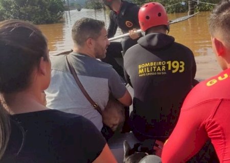 Equipes de MS resgataram mais de 900 pessoas e 200 animais no Rio Grande do Sul