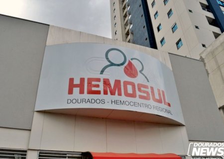 Com estoque baixo, Hemocentro convoca doadores O+ e O- em Dourados