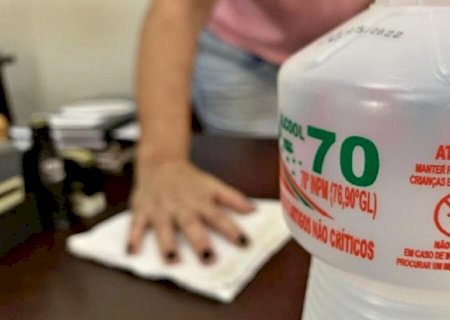 Venda de álcool líquido 70% está novamente proibida no Brasil