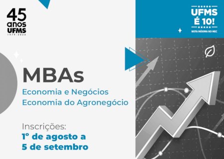 Inscrições abertas para MBA em Economia do Agronegócio e MBA em Economia e Negócios