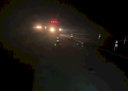 Ciclista morre atropelado por carreta na BR-163