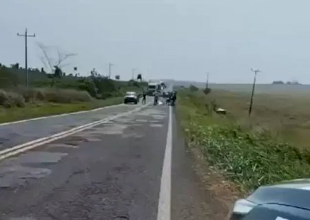 Militar do Ex&eacute;rcito morre em colis&atilde;o de Corsa e moto na MS-156