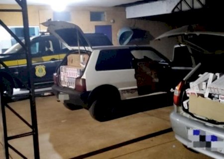 Motoristas são presos com 17.500 cigarros contrabandeados em Nova Andradina
