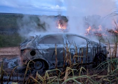 Comerciante desaparece e carro &eacute; encontrado incendiado em planta&ccedil;&atilde;o de cana