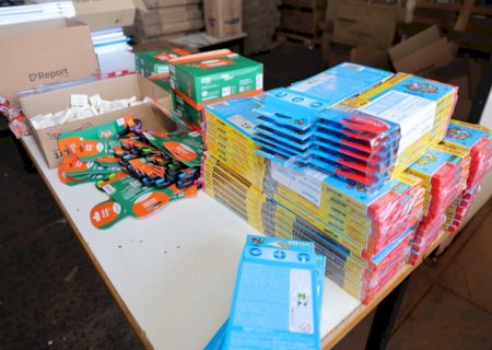 Alunos das escolas municiais de Dourados vão receber kit escolar na primeira semana de aulas