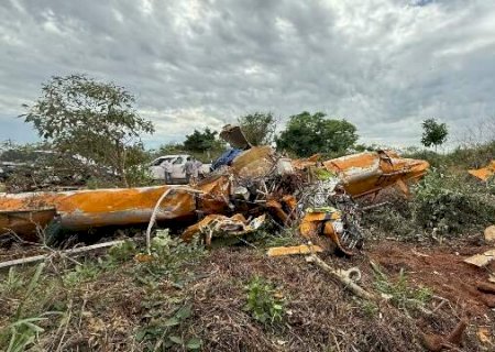 Piloto de avi&atilde;o agr&iacute;cola morre ap&oacute;s aeronave cair em MS