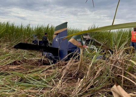 Queda de aeronave agrícola provoca morte de piloto em Nova Andradina