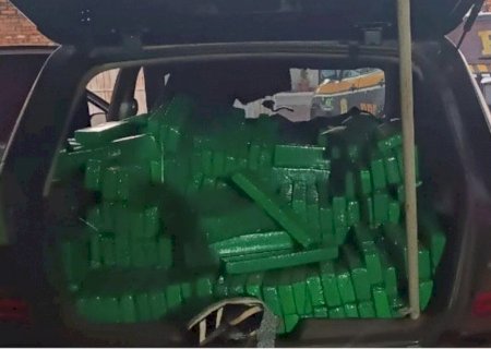 Motorista tenta fugir mas é preso com mais de uma tonelada de maconha em Sidrolândia