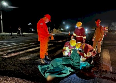 Duas mortes são registradas no trânsito de Coxim com intervalo de 5 minutos