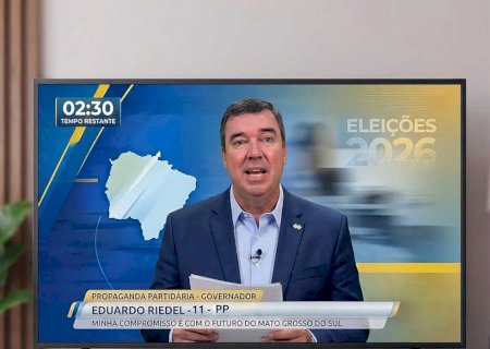 Riedel terá mais de 6 minutos e dominará o horário eleitoral gratuito no rádio e na TV