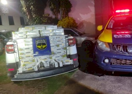 Motorista é preso com carga ilegal de cigarros no posto fiscal de Anaurilândia>